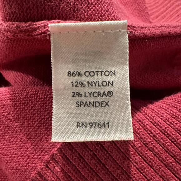 J Jill Womens Cardigan Sweater Preppy Girly Classic Button Up Retro Pink Size XS - Picture 4 of 6